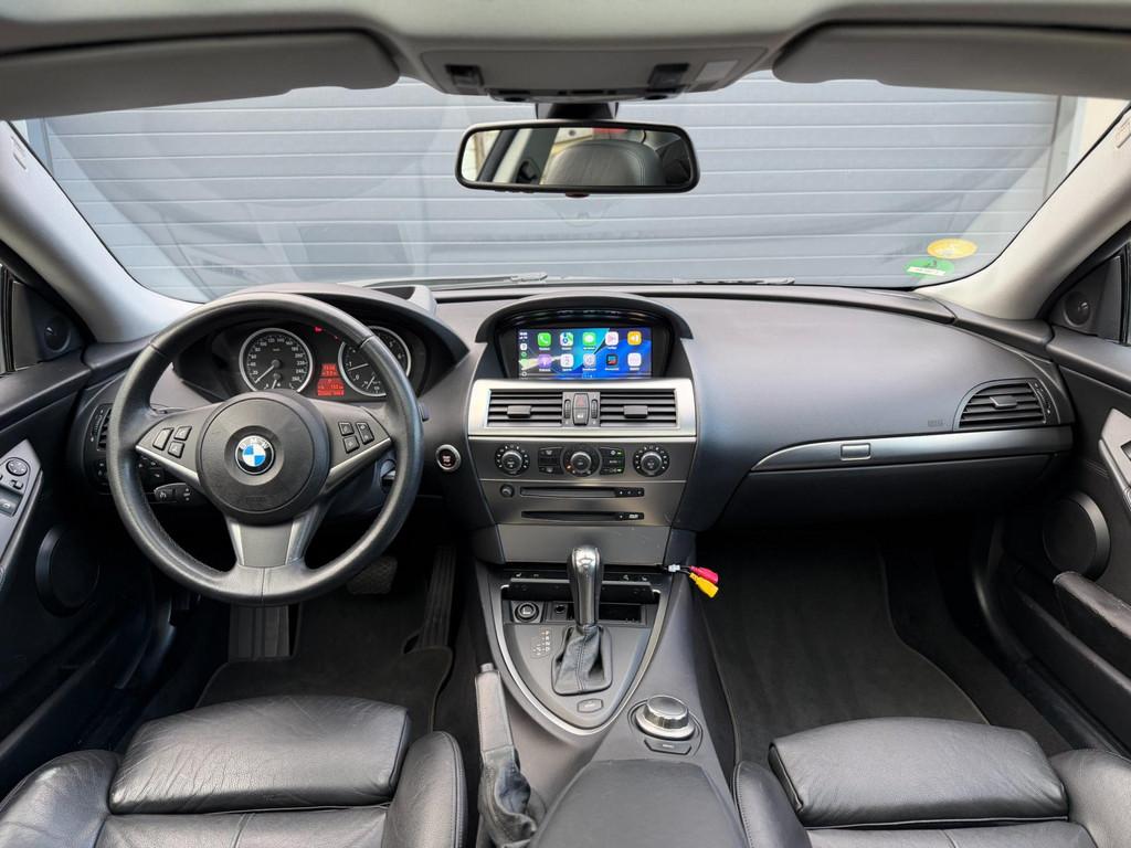 BMW 6-serie 630i | Memory | Pano | Carplay | Stoelverw., Automaat, Achterwielaandrijving, Gebruikt, Zwart