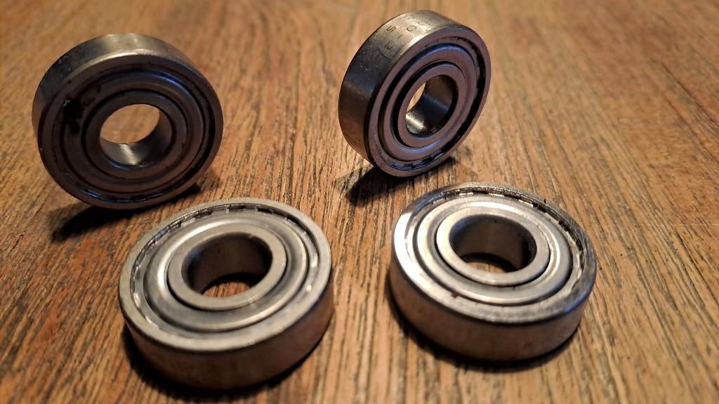 Set van 4 nieuwe kogellagers met stofkap 26x10x8 mm, Ophalen of Verzenden, Nieuw, Onderhoud en Reparatie