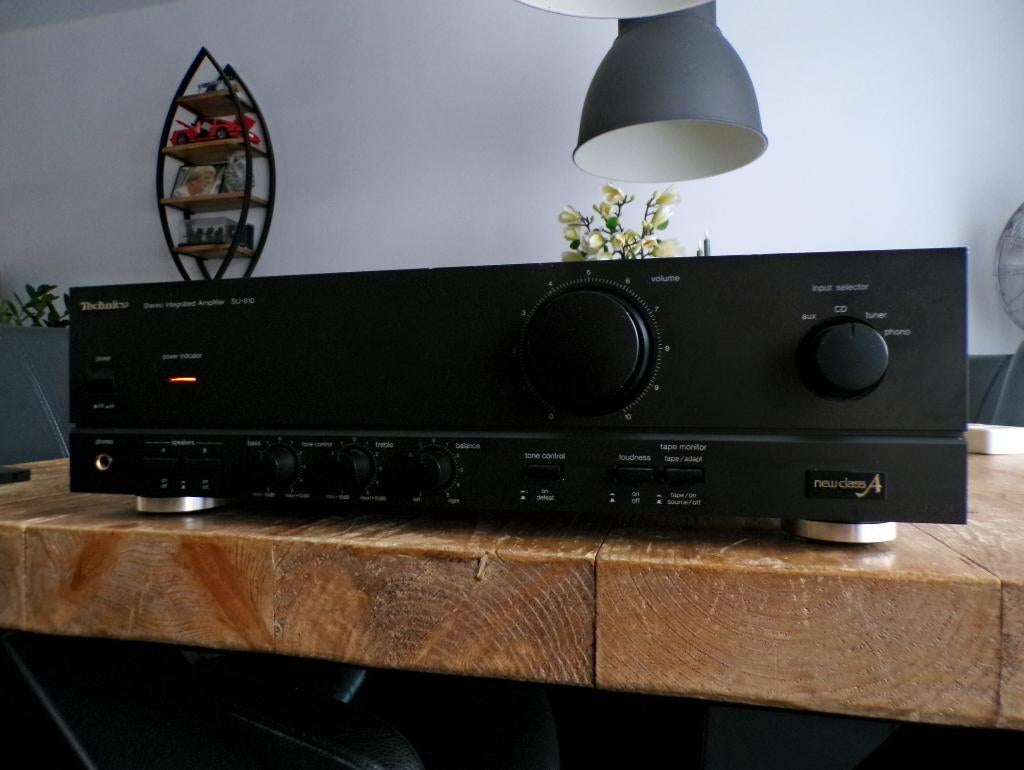 Mooie Technics SU-610 versterker + Technics SB-F1 MK2 set, Overige merken, Refurbished, Tuner of Radio, Losse componenten