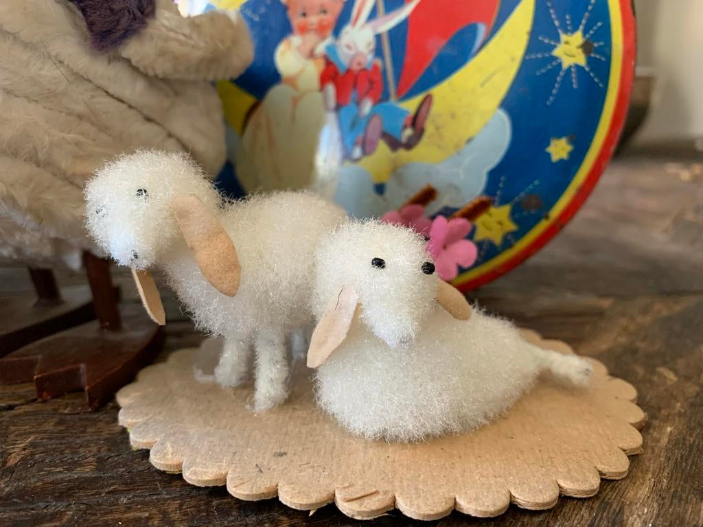 #Pasen schattige chinelle Schaapjes, Gebruikt, T, Ophalen of Verzenden, N