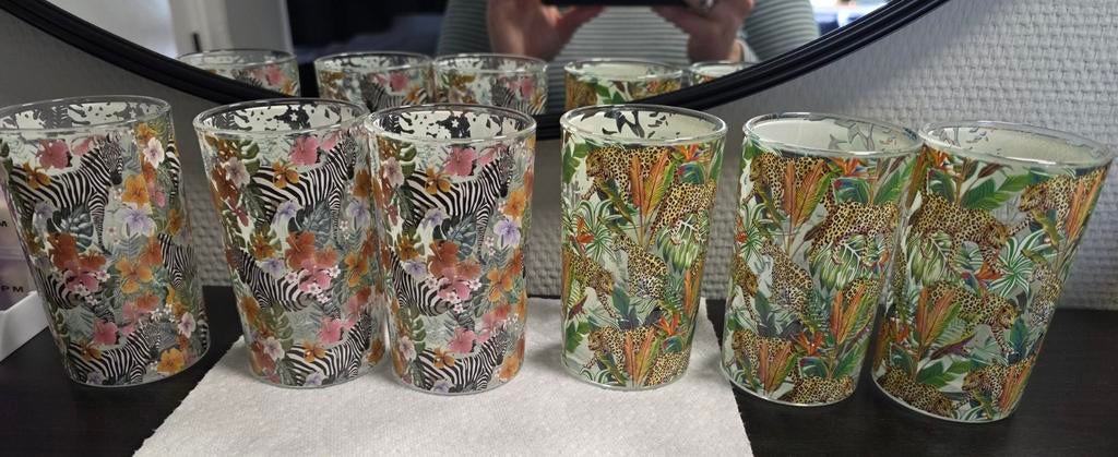 6x drinkglazen 20 cl, Ophalen of Verzenden, Zo goed als nieuw, Glas, Overige stijlen