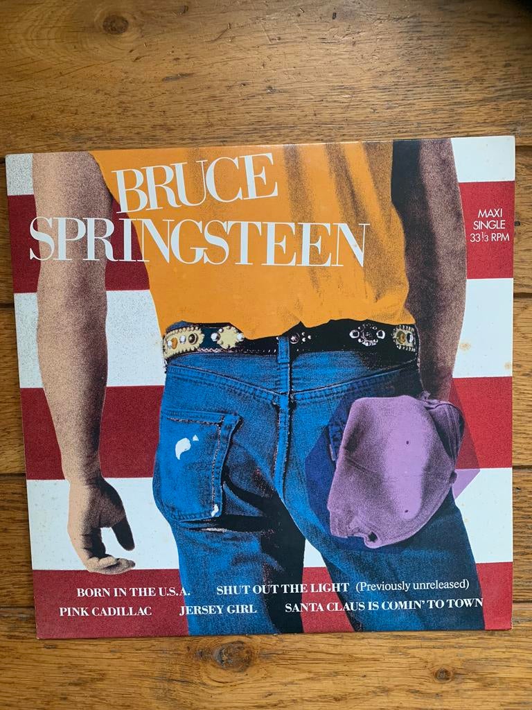 Bruce Springsteen Maxi Promo Born in the USA 5 tracks, Ophalen of Verzenden, Gebruikt, 12 inch
