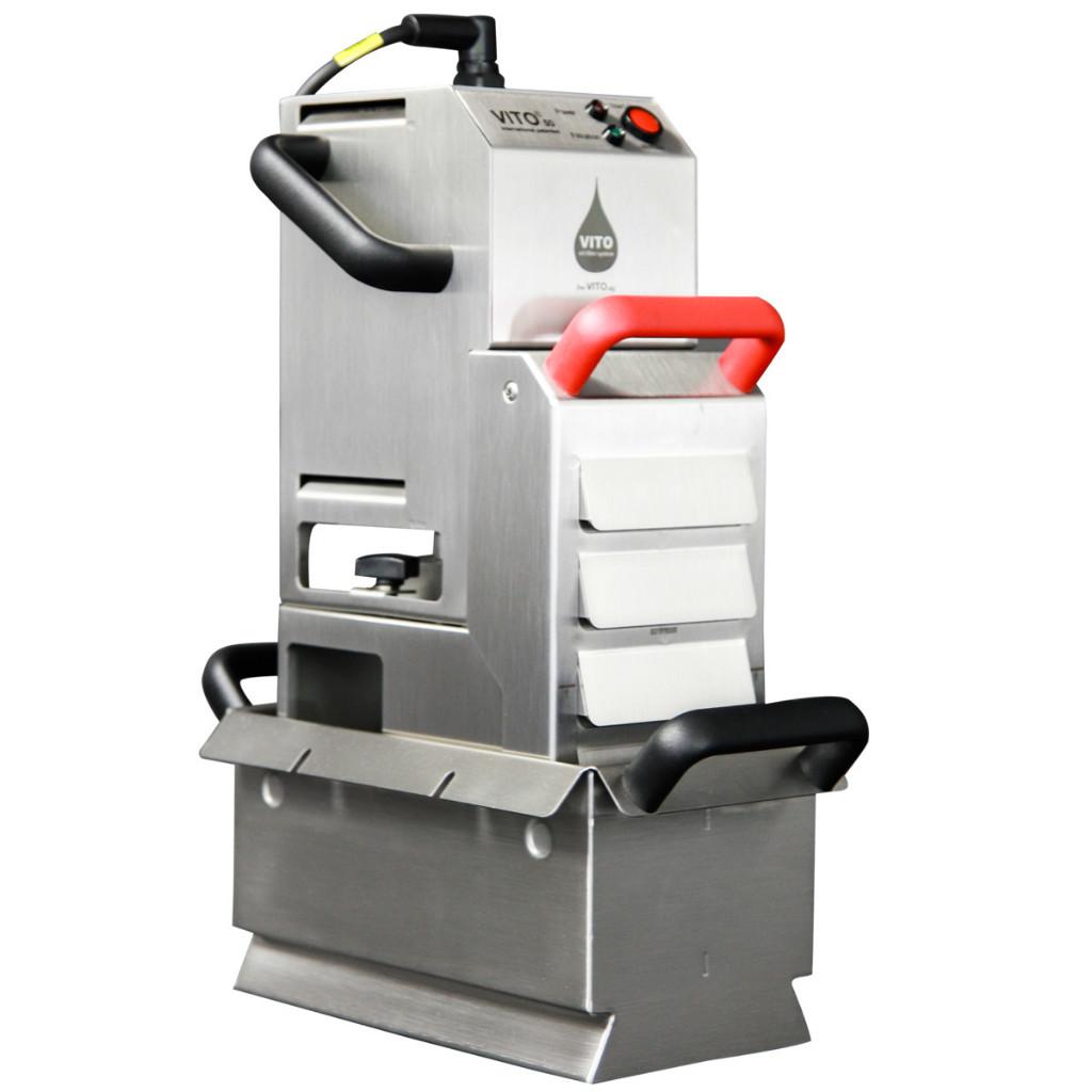 VITO Mobiel frituur filter / vetfilter / oliefilter bakwand, Ophalen, Zo goed als nieuw