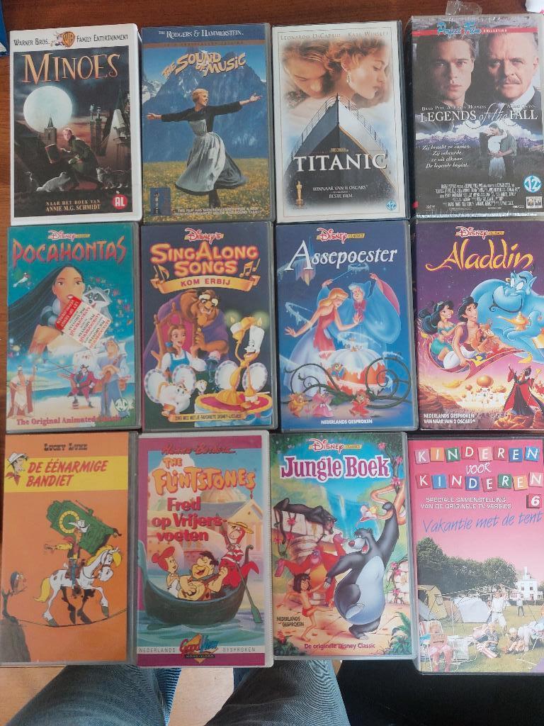 Videobanden, verschillende titels, Alle leeftijden, Ophalen, Zo goed als nieuw, Overige genres