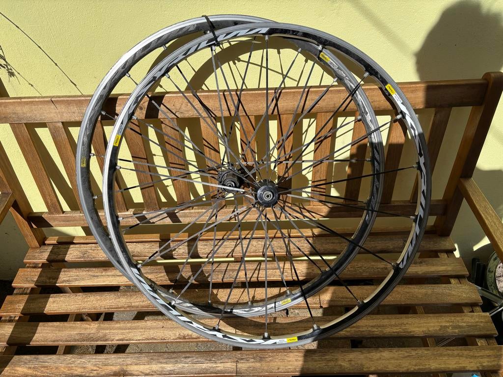 Mavic Ksyrium Elite 622x15C wielset, Gebruikt, Aluminium, Racefiets, Ophalen
