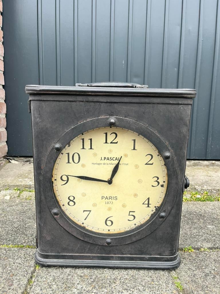 Vintage klok. MOET NU WEG!!, Ophalen, Zo goed als nieuw, Analoog, Staande klok