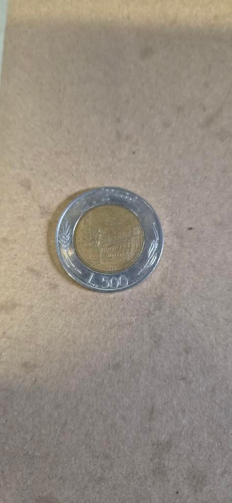 Italiaanse 500 Lire munt, 1982, Ophalen of Verzenden