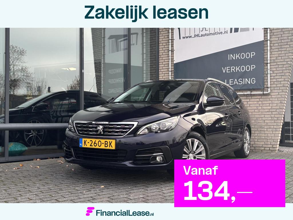 Peugeot 308 SW CARPLAY*130PK*PANO*NAVI*CAMERA*HAAK*CRUISE*EC, Voorwielaandrijving, Stof, Gebruikt, Euro 6