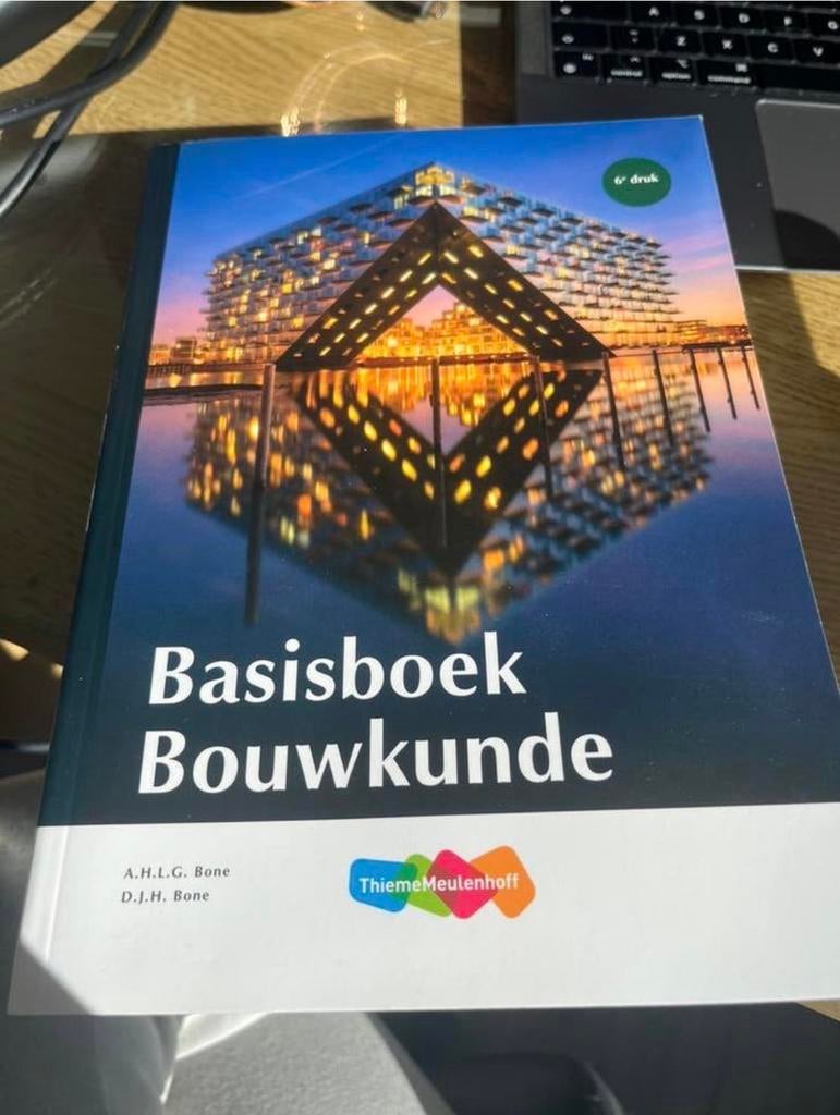 Basisboek Bouwkunde 6e druk - Nieuw, Boeken, Studieboeken en Cursussen, Ophalen of Verzenden, Beta, Nieuw, HBO