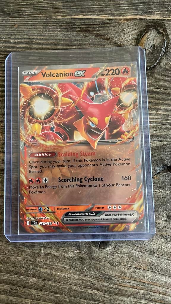 Volcanion EX 031/159 Pokemon, Ophalen of Verzenden, Zo goed als nieuw