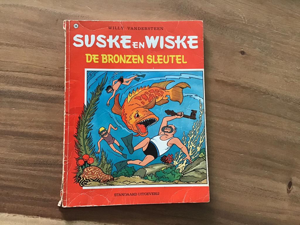 Suske en Wiske - De Bronzen Sleutel (Rode Reeks), Eén stripboek, Ophalen of Verzenden, Gelezen