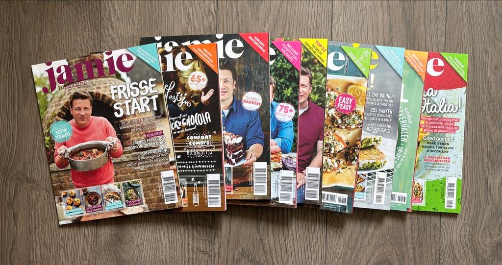 Jamie Magazine collectie (10 stuks) - Kooktijdschriften, Ophalen of Verzenden, Gelezen, Overige typen