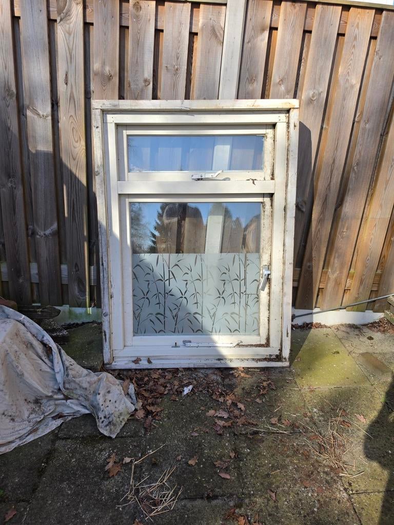 Buitenkozijn 100x150 met draairaam en bovenlicht, Ophalen of Verzenden