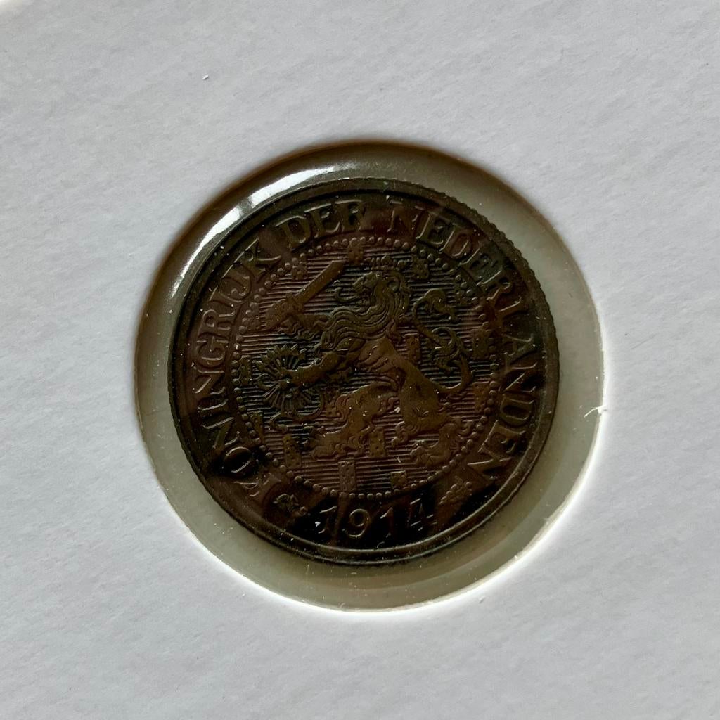 Nederland 1 cent 1914 Pr, Postzegels en Munten, Munten | Nederland, Verzenden, Koningin Wilhelmina