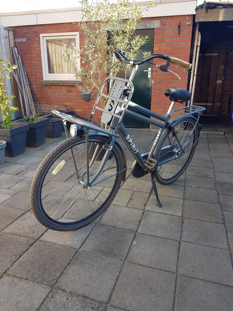 Spirit heren transportfiets te koop, 3 versnellingen, Fietsen en Brommers, Gebruikt, Versnellingen, 53 tot 57 cm, Ophalen