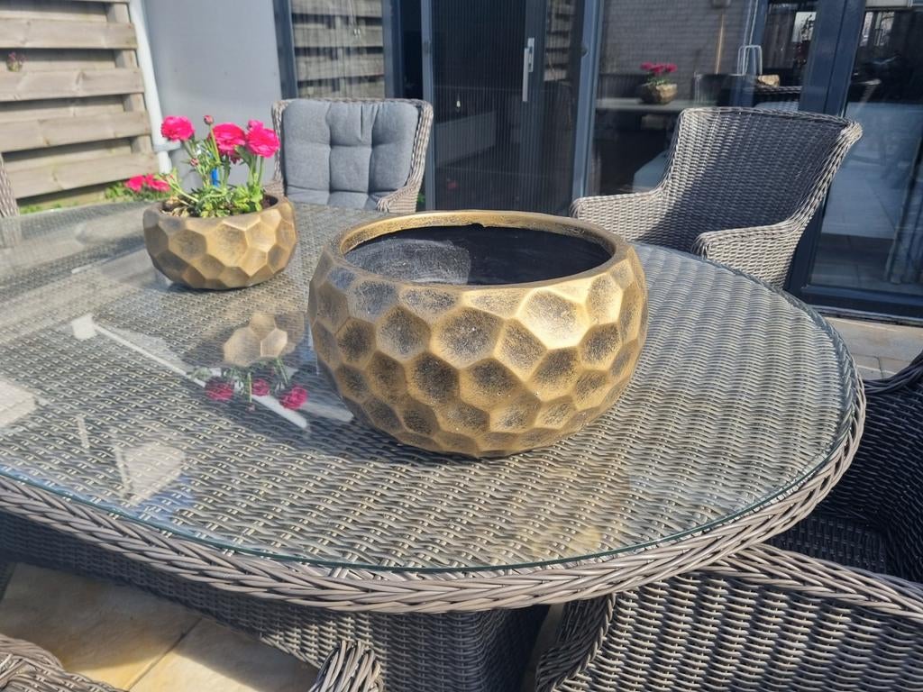 Mooie bloembak voor buiten, Tuin en Terras, Bloembakken en Plantenbakken, Ophalen, Rond, Minder dan 30 cm