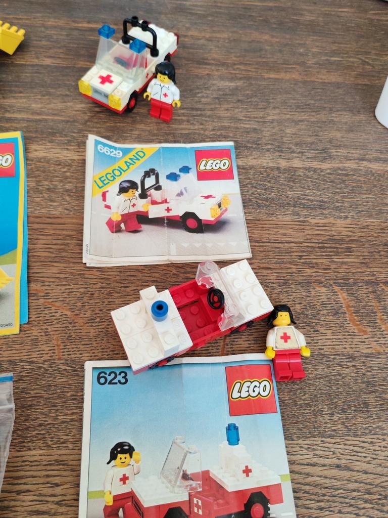 Lego setjes 623,6629,6658,6694x2,6601,6682,6649x2, Ophalen of Verzenden