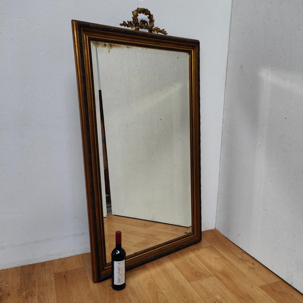 Antieke Regency Barok Rococo facet spiegel passpiegel, Valkenswaard, Gebruikt, Info@flashbackfurniture.nl, Flashback Furniture