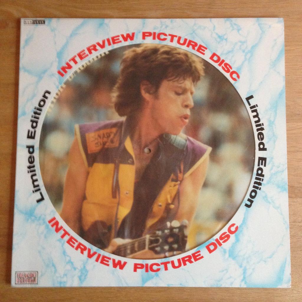 Mick Jagger interview Picture Disc LP, Ophalen, Zo goed als nieuw, 12 inch, Poprock