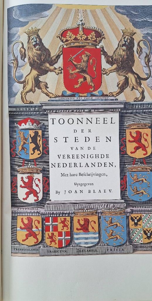 Jan Bleau e.a. atlassen/landkaarten, Antiek en Kunst, Ophalen
