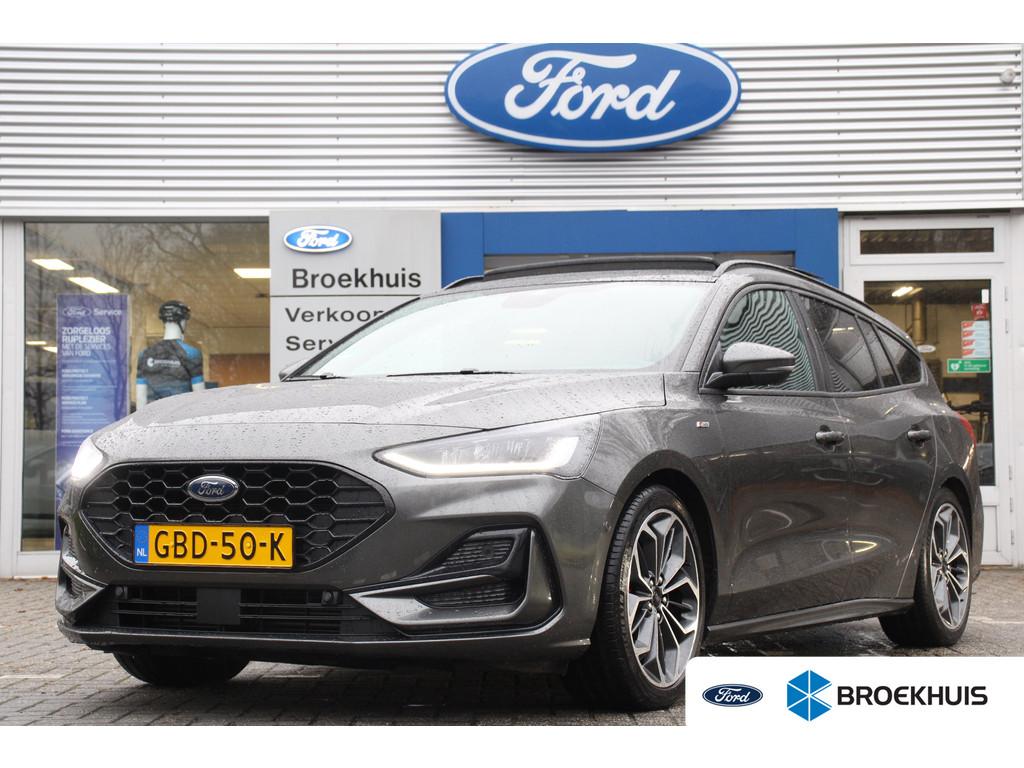 Ford Focus Wagon 1.0 EcoBoost Hybrid ST Line X, 12 maanden, Gebruikt, Origineel Nederlands, Handgeschakeld