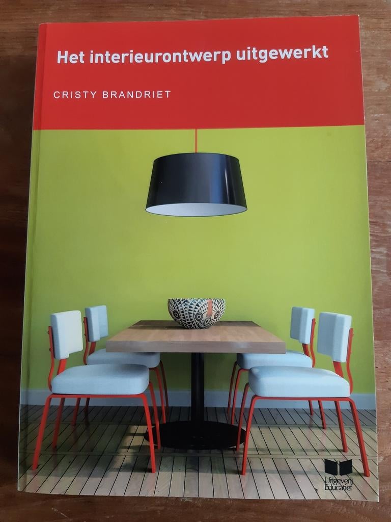Het interieurontwerp uitgewerkt NIEUW, Boeken, Overige vakken, Cristy Brandriet, Nieuw, Ophalen of Verzenden