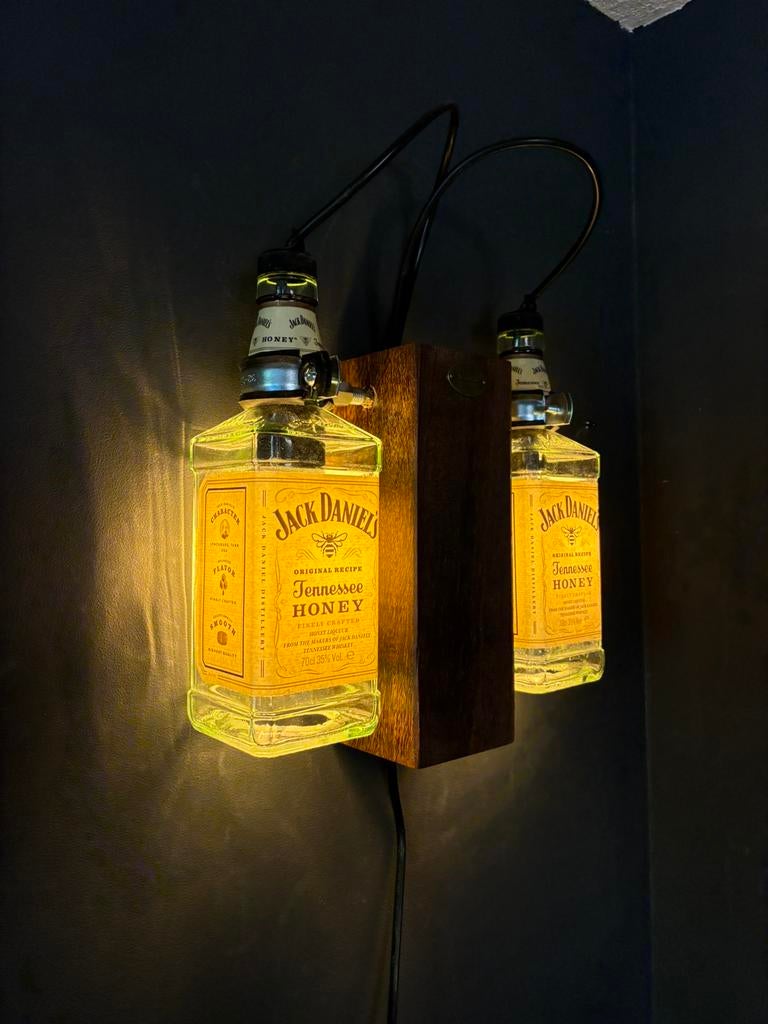 Jack Daniel’s honey wandlamp., Ophalen of Verzenden, Zo goed als nieuw