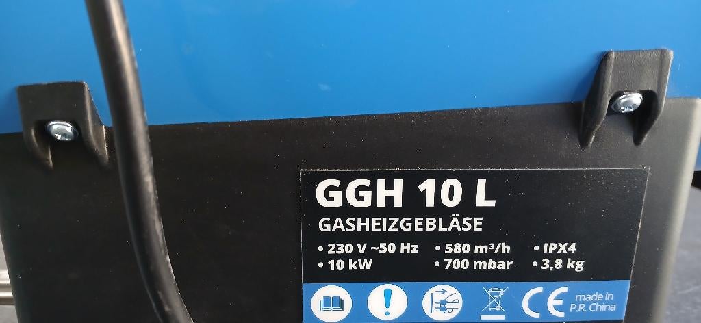 Gude GGH 10 L Heiztechnik gasheather hete luchtkanon, Ophalen of Verzenden, Zo goed als nieuw, Gas, Gaskachel