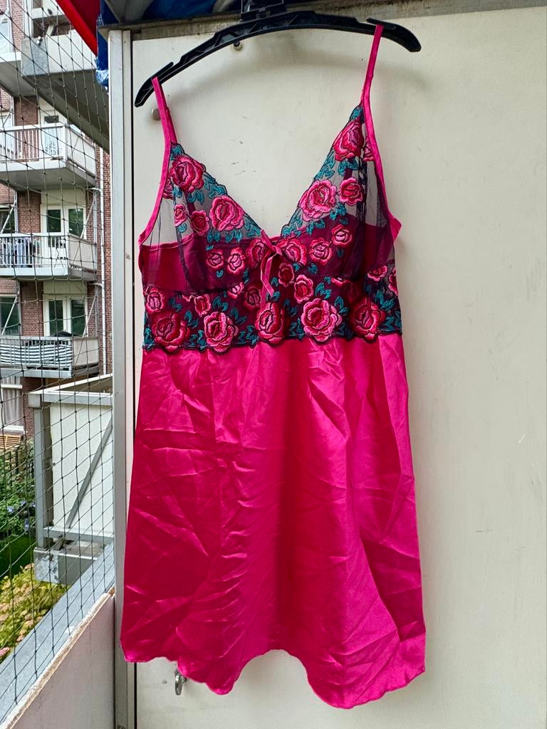 Felroze Venus Bonprix Babydoll M Nieuw Satin look Bonprix, Ophalen of Verzenden, Roze, Overige typen