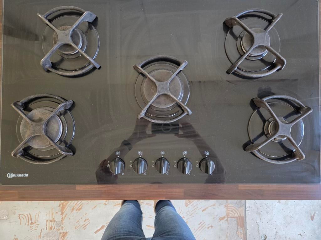 Bauknecht 5 pits gaskookplaat, Witgoed en Apparatuur, Kookplaten, Ophalen