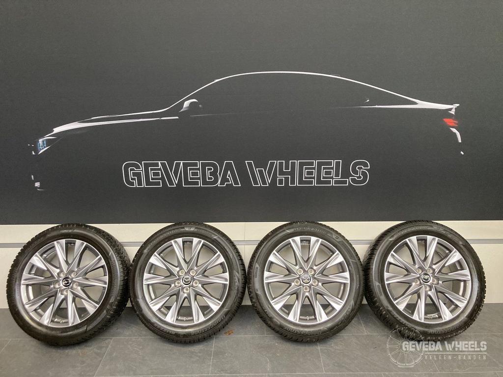 19” originele Mazda CX5 velgen + winterbanden 5x114.3 996514, 19 inch, Gebruikt, -, -