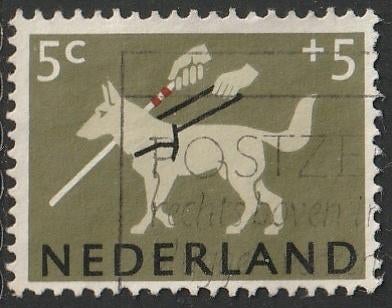 Nederland 1964 812 Zomer, Geleidehond, Gest, Ophalen of Verzenden, Na 1940, Gestempeld