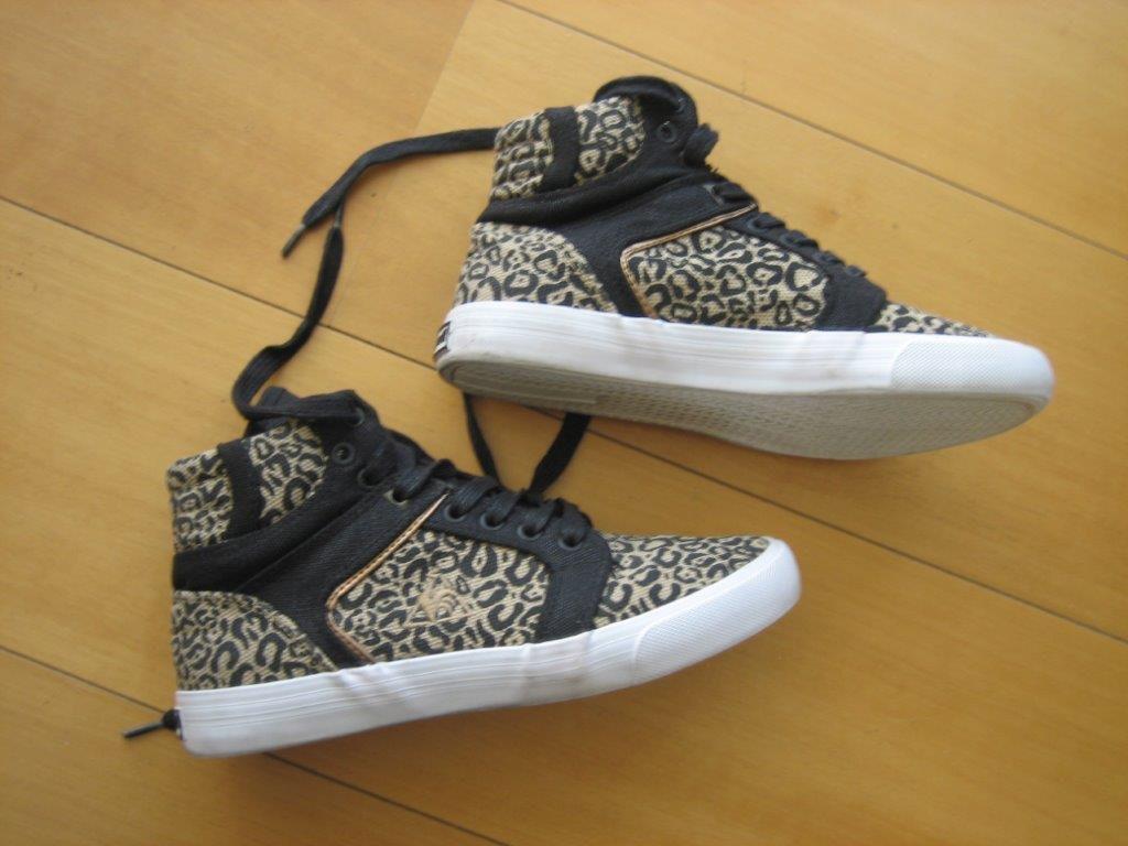 Sportieve sneaker met panterprint LE COQ SPORTIF 37 snazzeys, Verzenden, Zwart, Nieuw, Sneakers of Gympen