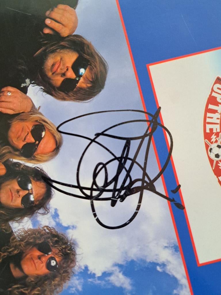 Iron Maiden: Intercity Expr. Tour '90, gesign. Steve Harris., Cd's en Dvd's, Ophalen of Verzenden, Zo goed als nieuw