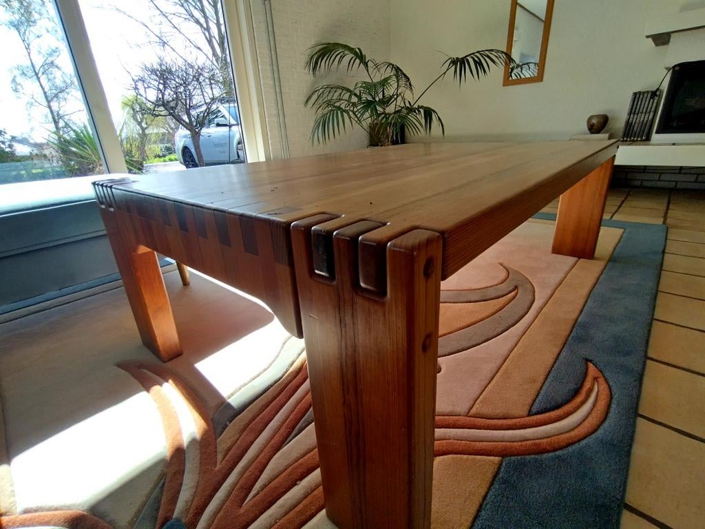 Massief Grenen Salontafel - Scandinavisch Design, Huis en Inrichting, Tafels | Salontafels, Gebruikt, 100 tot 150 cm, Scandinavisch