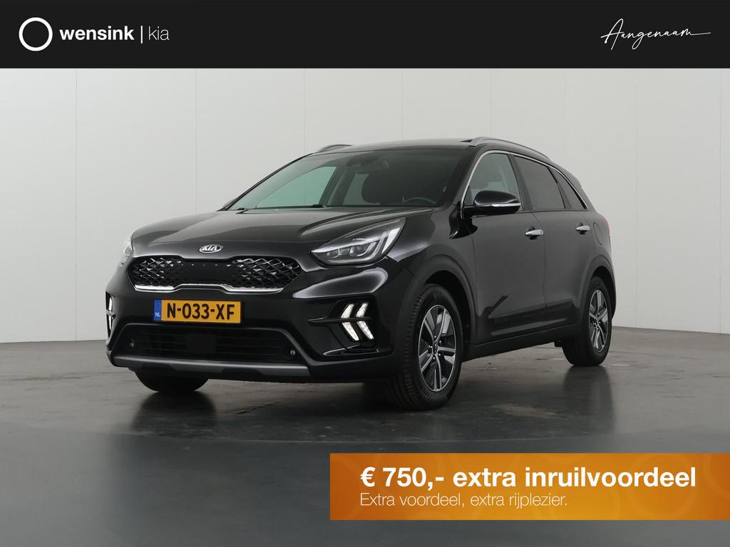 Kia Niro 1.6 GDi Hybrid ExecutiveLine | Lederen Bekleding |, Auto's, Kia, Gebruikt, Euro 6, 2 kWh, Zwart