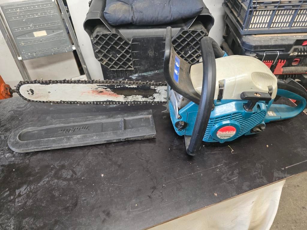 Makita DCS5000 kettingzaag, Ophalen, Gebruikt, 70 mm of meer, Kettingzaag