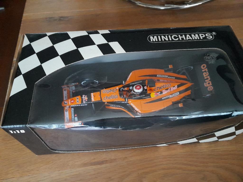 jos verstappen minichamps arrows A22  1:18, Ophalen of Verzenden, Zo goed als nieuw, Auto, MiniChamps