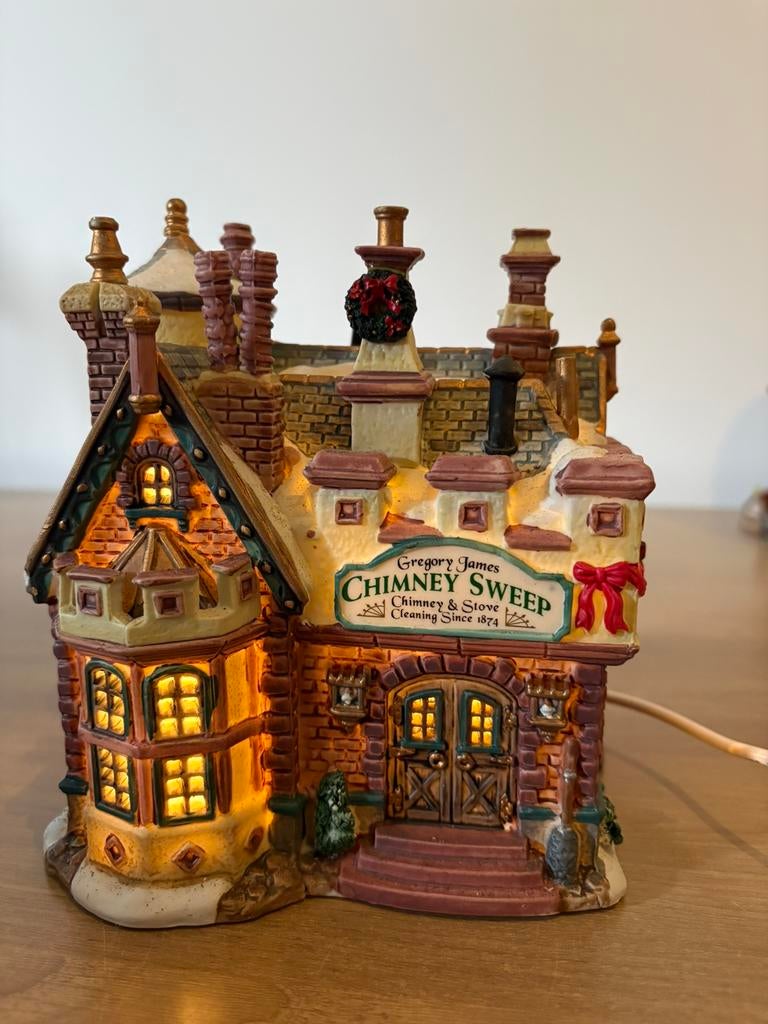 Lemax Gregory james chimney sweep, Ophalen of Verzenden, Gebruikt