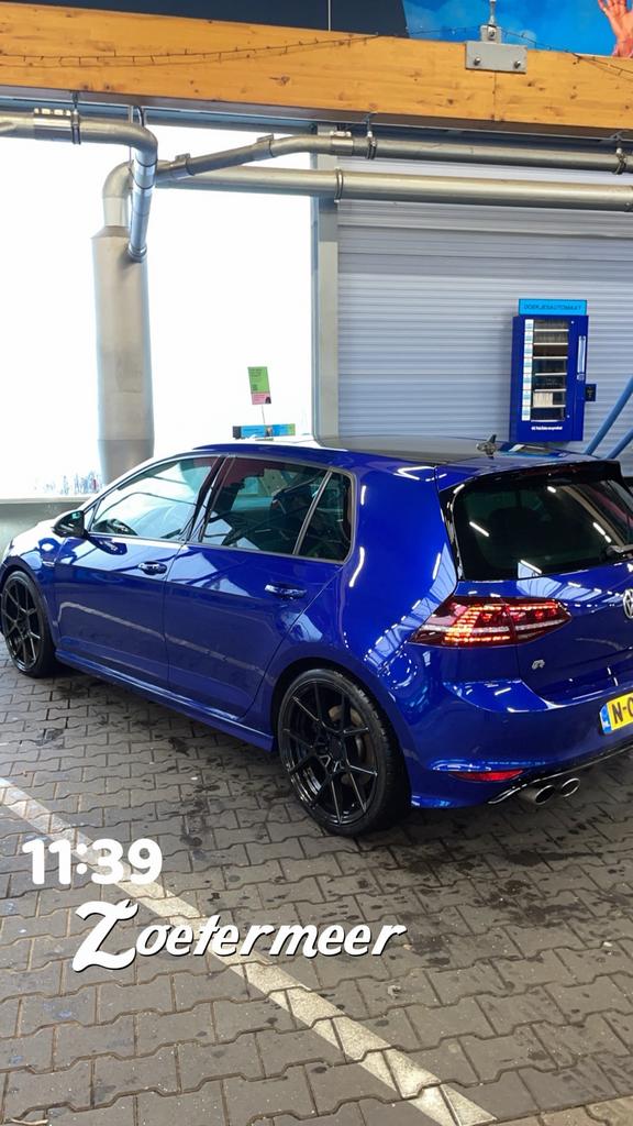 Volkswagen Golf 2.0 TSI R 221KW 5D 4MOTION DSG 2016 Blauw, Automaat, Zwart, 1984 cc, Blauw