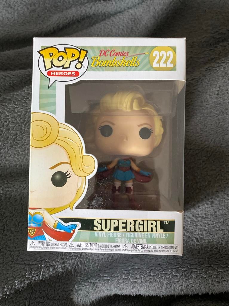 Funko Pop! Heroes Supergirl 222 DC Comics Bombshells, Ophalen of Verzenden, Zo goed als nieuw