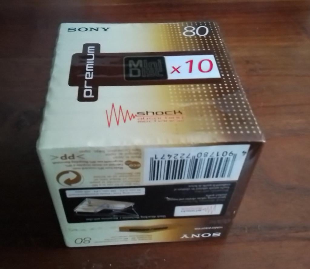 Sony Premium MiniDisc 80 min (10 stuks), Ophalen of Verzenden, Overige typen