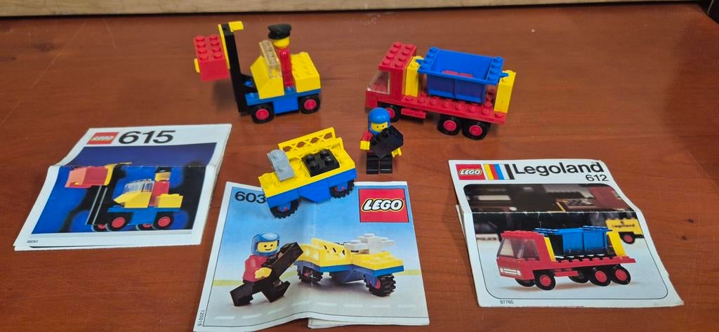 Legoland 615 - 603 - 612
- 312, Ophalen of Verzenden, Gebruikt