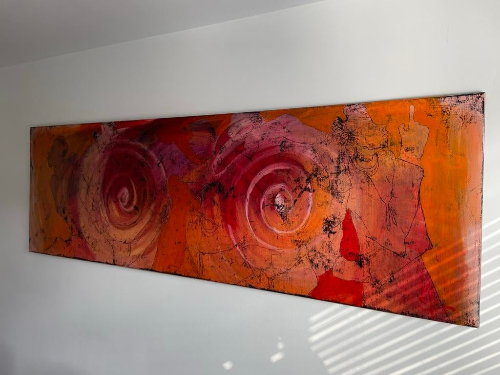 Schilderij "Spiralen" van Sjer Jacobs (2008), Ophalen