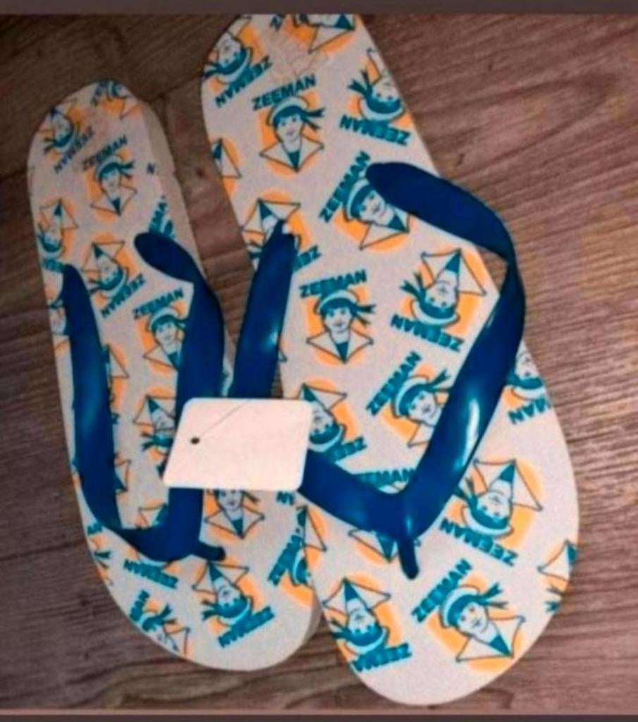 ❇️teenslippers van de zeeman fancollectie maat 43/44.  Nieuw, Verzenden, Nieuw, Overige kleuren