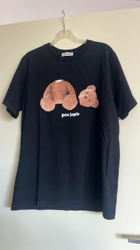 Zwart shirt met teddy beer, Ophalen of Verzenden, Zo goed als nieuw, Maat 48/50 (M), Zwart
