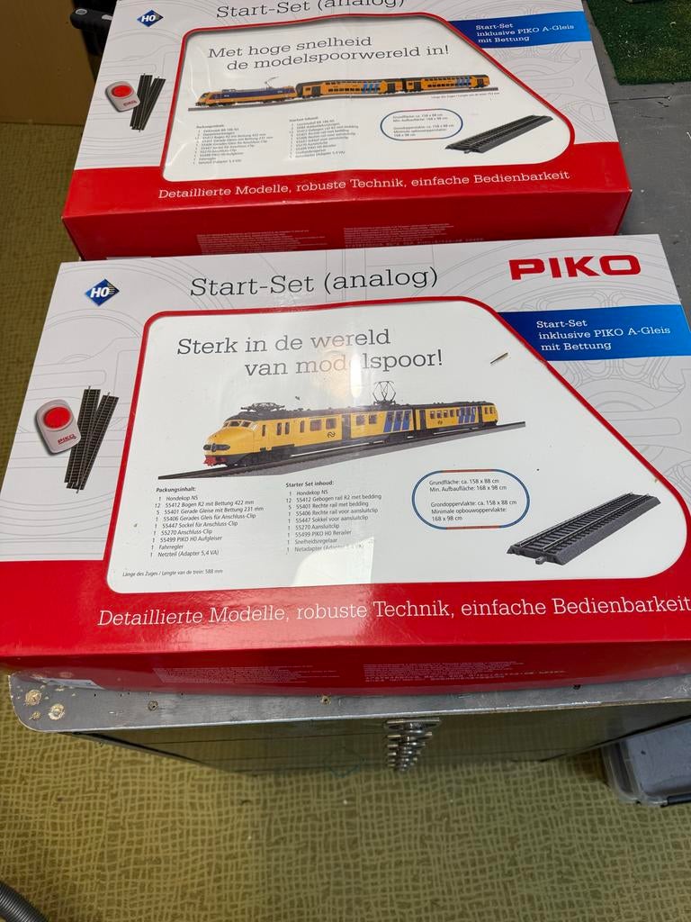 Piko Startset (analoog) met NS treinstel, Treinset, Gelijkstroom, Nieuw, Analoog