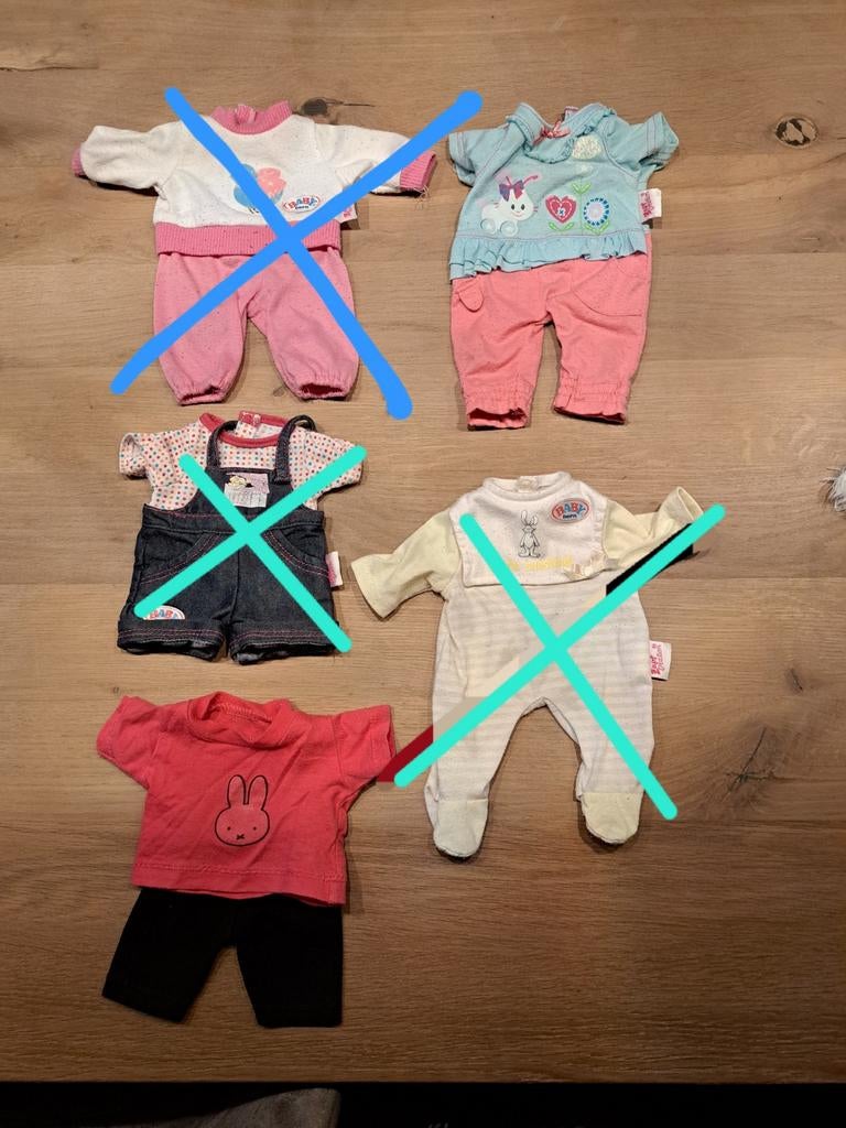 Little Baby Born 36cm Kleding, Ophalen of Verzenden, Gebruikt