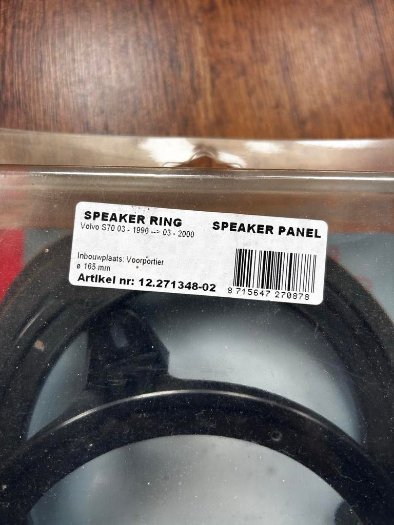 Speaker verloopringen 165mm 3-punts bevestiging (Nieuw), Ophalen of Verzenden, Nieuw