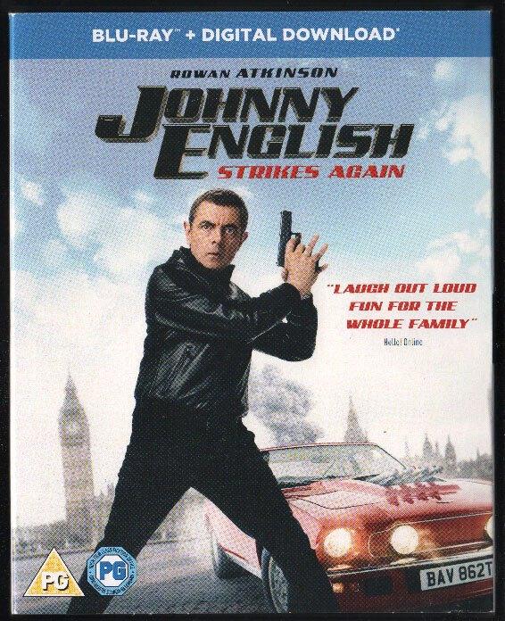 Johnny English Strikes Again, SLIPCOVER. Blu-ray. LEES!, Cd's en Dvd's, Blu-ray, Ophalen of Verzenden, Zo goed als nieuw, Humor en Cabaret